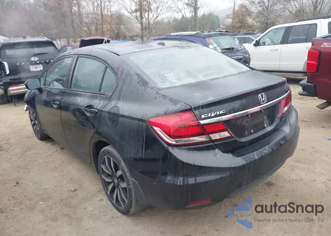 2015 Honda Civic Ex-L from USA, damaged, VIN 19XFB2F9XFE099013
